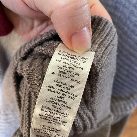 Chicos Knit Cowl Sweater Brown Womens Size 3 XL - Picture 7 of 8